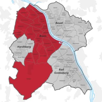 Stadtbezirke Bonn - Verkehr entlasten durch Autoverschrottung