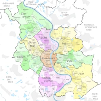 Stadtbezirke Köln - Verkehr entlasten durch Autoverschrottung